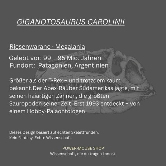 Paleo-Shirt  Giganotosaurus