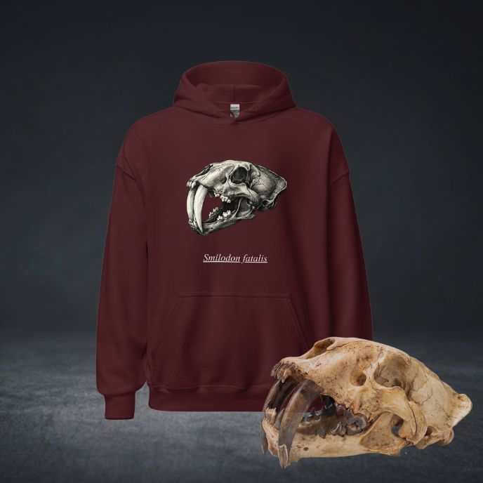 Paleo-Hoodie  Smilodon