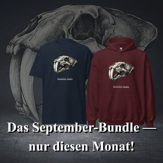September-Angebot   Smilodon T-Shirt & Hoodie